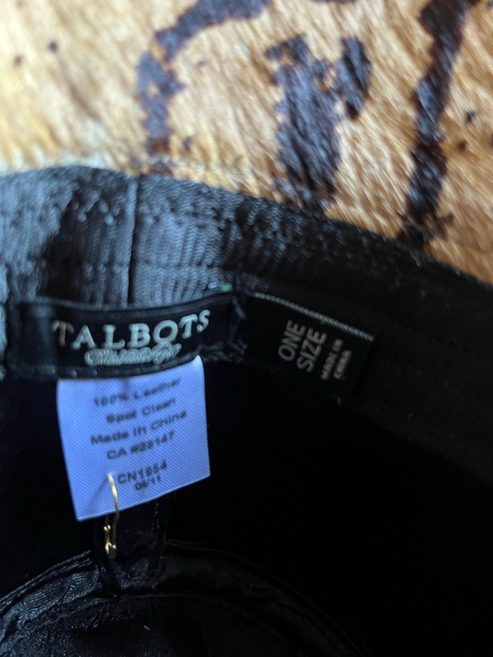 Talbots Leopard Faux-Fur Bucket Hat in Brown and Black - Picture 5 of 5